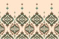 Beautiful ethnic tribal pattern art. Ethnic ikat seamless pattern. American and Mexican style Royalty Free Stock Photo