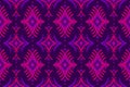 Beautiful ethnic tribal pattern art. Ethnic ikat seamless pattern. American and Mexican style Royalty Free Stock Photo