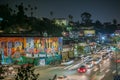 Beautiful evening at Echo Park, Los Angeles