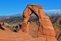 Delicate Arch in Evening Light, Arches National Park, Utah Royalty Free Stock Photo