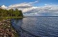 Beautiful evening at Marsh Island overlooking Lake Superior - Thunder Bay, ON, Canada Royalty Free Stock Photo