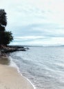 an evening scene at Pulau Sayak beach