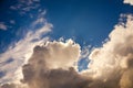 Beautiful evening sky with clouds Royalty Free Stock Photo