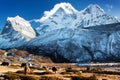 Evening view of Ama Dablam - Nepal Royalty Free Stock Photo