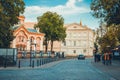 Beautiful evening in Vilnius old city