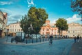 Beautiful evening in Vilnius old city