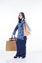 Muslimah fashion portrait concept Royalty Free Stock Photo