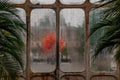 Beautiful exit door of Palm House at Kew Gardens Royal Botanic Gardens Royalty Free Stock Photo