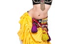 Beautiful exotic belly tribal dancer woman Royalty Free Stock Photo