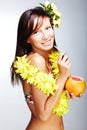 Beautiful exotic girl Royalty Free Stock Photo