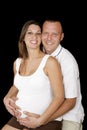 Beautiful Expecting Couple Royalty Free Stock Photo