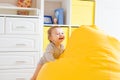 Beautiful expressive adorable happy cute laughing smiling baby infant face. Royalty Free Stock Photo