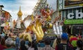 Beautiful exquisite boat in Buddha festive