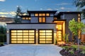 Luxurious new construction home in Bellevue, WA Royalty Free Stock Photo