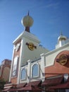 Beautiful exterior structure of the Trump Taj hotel, Atlantic city.