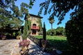 Beautiful Exterior of V. Sattui Winery - St. Helena, Napa Valley, California