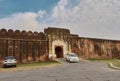 A beautiful exterior view of entrance of a fort