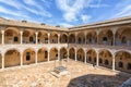 Beautiful exterior view of the famous Papal Basilica of St. Francis of Assisi Royalty Free Stock Photo