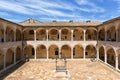 Beautiful exterior view of the famous Papal Basilica of St. Francis of Assisi Royalty Free Stock Photo