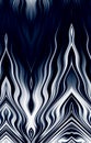 Beautiful extured dark background. Pattern of wavy strips. Royalty Free Stock Photo