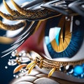beautiful eye, AI-Generatet Royalty Free Stock Photo
