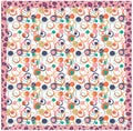 Beautiful fabric with colorful ornamen pattern background