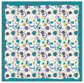 Beautiful fabric with colorful ornamen pattern background Royalty Free Stock Photo