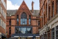 Beautiful facade of Dunnes Stores, an Irish multinational retail chain building in Dublin, Ireland