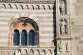Beautiful facade of Duomo at Como