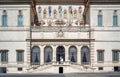 Beautiful facade of Galleria Borgese in Rome