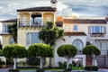 Beautiful facade of a house on the Bay of San Francisco