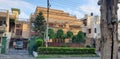 A beautiful facade of an Indian house in Chandigarh