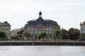 Beautiful facade of Stock market building, in Bordeaux, France