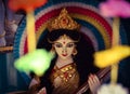 Hindu goddess saraswati,maata saraswati,goddes of knowledge,debi saraswati Royalty Free Stock Photo