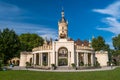 Beautiful fairytale castle in Schwerin on a summer day Royalty Free Stock Photo