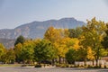 Beautiful fall color around the Parowan town Royalty Free Stock Photo