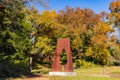 Beautiful fall color in the famous Philbrook Museum of Art