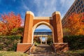 Beautiful fall color of the health sciences campus, University of Oklahoma