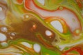 Beautiful fall colors blend together in this abstract acrylic painting for backgrounds.