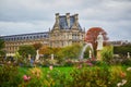 Beautiful fall day in Tuileries garden, Paris