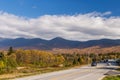 Beautiful fall landscape in , New Hampshire, USA Royalty Free Stock Photo