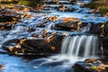 Beautiful Falls on a Sunny Autumn Day