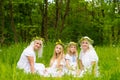 Beautiful family Royalty Free Stock Photo