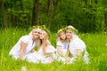 Beautiful family Royalty Free Stock Photo