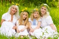 Beautiful family Royalty Free Stock Photo