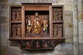 The beautiful, famous altar produced by Tilman Riemenschneider in the imperial cathedral of Bamberg