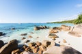 Anse Lazio beach in the Seychelles Royalty Free Stock Photo