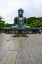 Beautiful and famous giant bronze Buddha Statues Kamakura Daibutsu