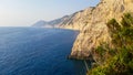 Porto Katziki beach at sunset Royalty Free Stock Photo