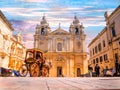 Saint Poul Cathedral in Malta Royalty Free Stock Photo